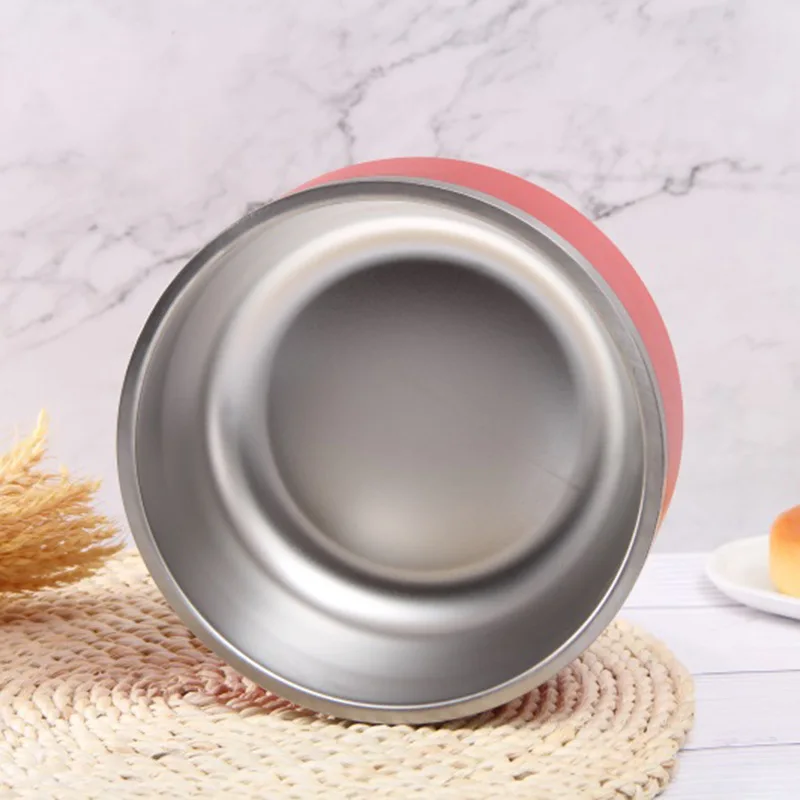 Double Walled Stainless Steel Thermos Pet Bowl Insulated Vacuum Flask Bowl New Products Dog Bowl