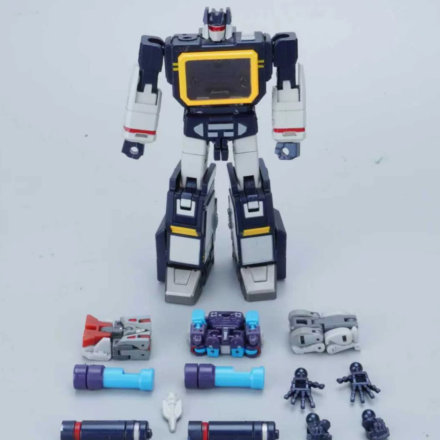 BMB Transformation SD01 SD-01 11cm KO Newage H21 Soundwave With Tape G1 Actionfigur mit Box