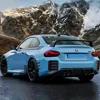 車のフロントとリアのバンパー,フロントとリアのバンパー,サイドフェンダートリム,サイドスプラット,bmw 2シリーズm2g87 2023-2024用のカナードボディキット,チューニング,4個 3
