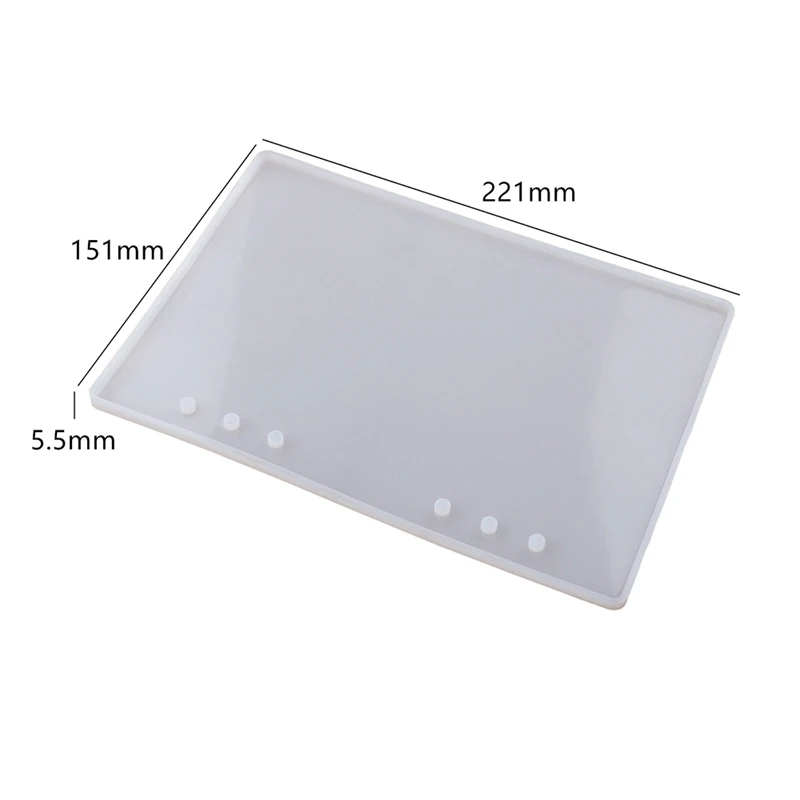A98E-2 pezzi copertina del libro fai da te stampo in resina epossidica di cristallo drago occhio custodia per notebook specchio stampo in silicone