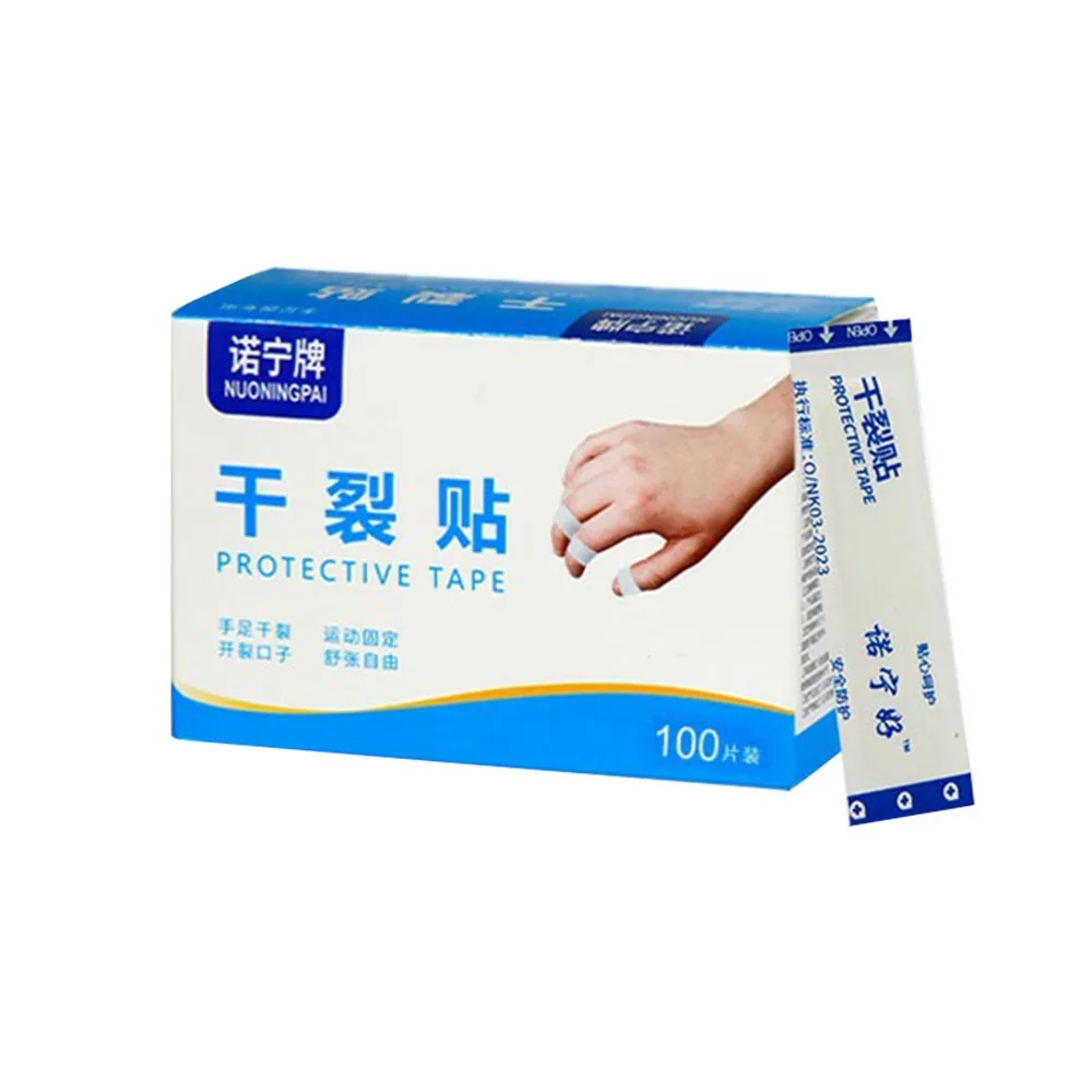 手と足用の通気性のあるひび割れ防止テープ 高粘着性のひび割れ防止 ひび割れ緩和パッチ 保護テープ 秋冬