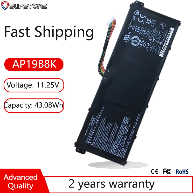 

New AP19B8K AP19B5K Laptop Battery For Acer Aspire 3 A314 A315-58,A715-42,CB315-3H,A317-52,A514-53,A515-56,KT00304013,KT0030G022