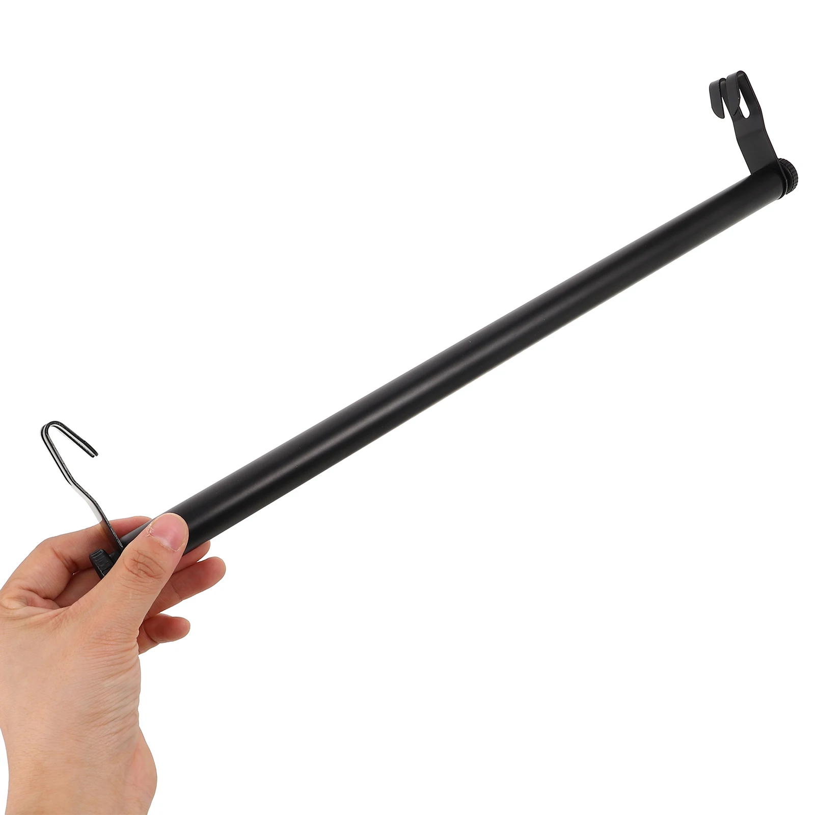 

Durable Carbon Steel Expandable Clothes Drying Rack Heavy Duty Hanging Bar For Closet Wire Shelving Garment Hanger