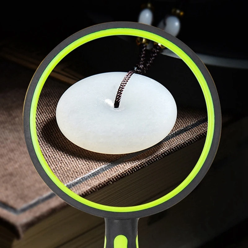 Portable Magnifying Glass 110Mm Diameter Lens Is Suitable For Reading Books And Newspapers For The Elderly