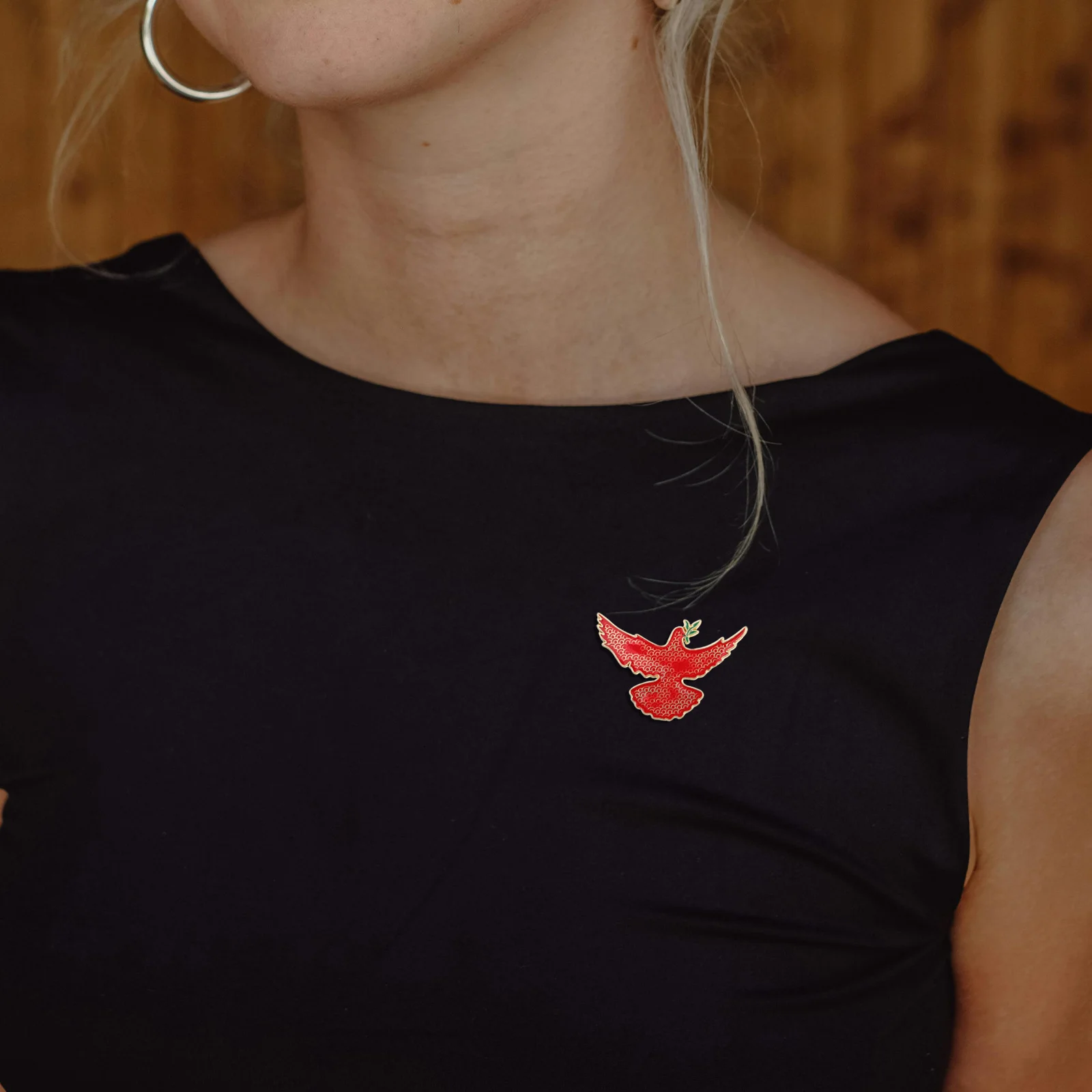 

10Pcs Peace Dove Brooch Metal Pin Olive Branch Badge for Clothes Bags Jackets Scarves Accessory Peace Dove Label Pins