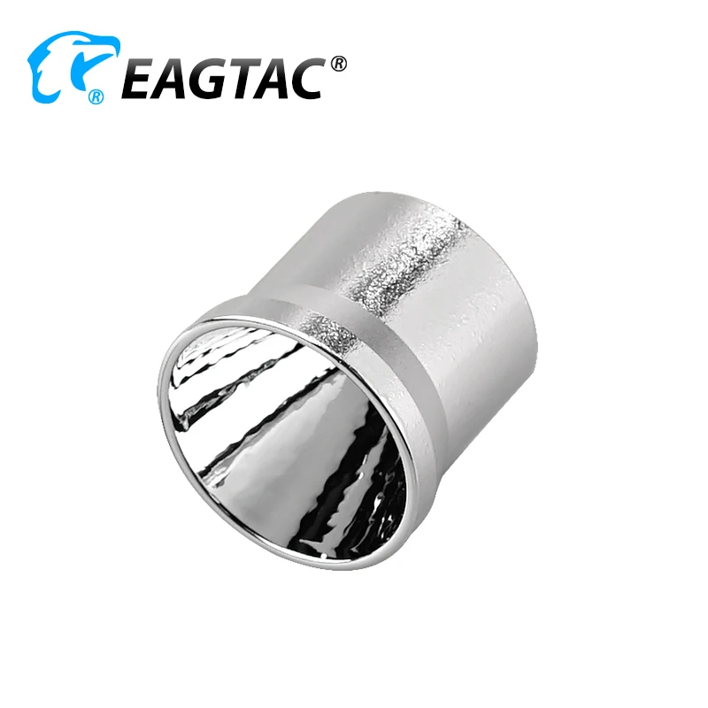 26mm(D) x 22.5mm(H) 7.2mm Emitter Hole Light Orange Peel Aluminum Reflector