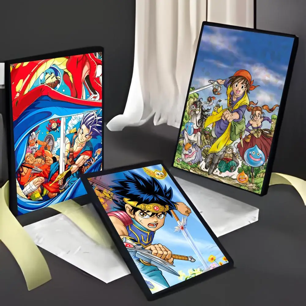 Classic Fantasy Japanese Game D-Dragon Quest Poster American Film Mural Home Childrens Room Wall Decor Print