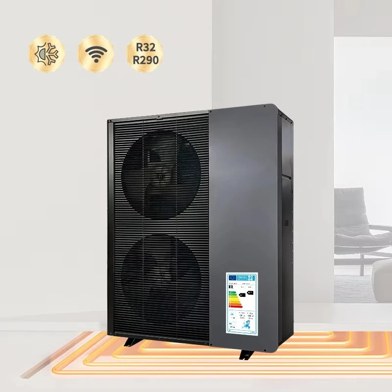 R32 R290 Air Source Heat Pump 11-34kw CE A+++ DC Inverter Heat Pump Monoblock Water Heaters for Winter Home