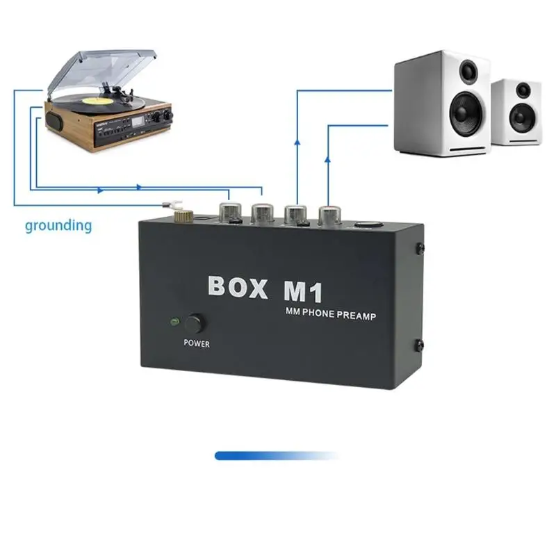 Những người đam mê thu âm Phono Turntable Preamp Đầu vào/ra khuếch đại âm thanh rõ ràng