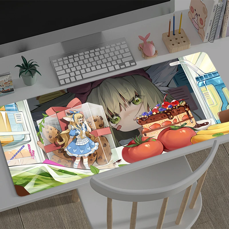 

Mouse Pad Large Arknights Suzuran Gamer Keyboard Mat Pads Gaming Desk Protector Laptops Mousepad Deskmat PC carpet game Mousepad