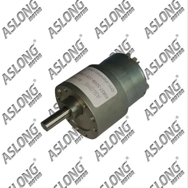 ASLONG JGB37-520 TB 6V 12V 24V DC Motor Gear Motor