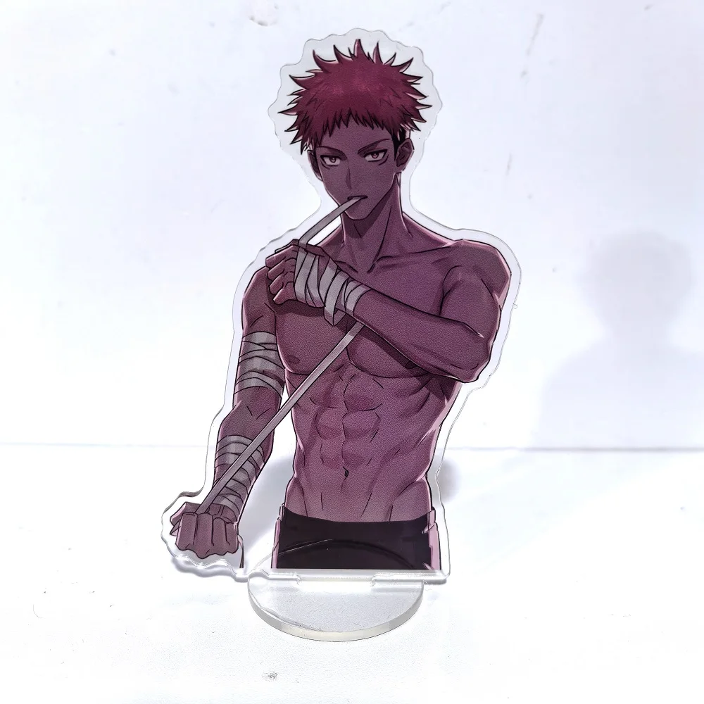 15CM Anime Jujutsu Kaisen Gojo Satoru Nanami Acryl Stand Figur Platte Winter Mantel modell Schreibtisch Dekor Geschenk