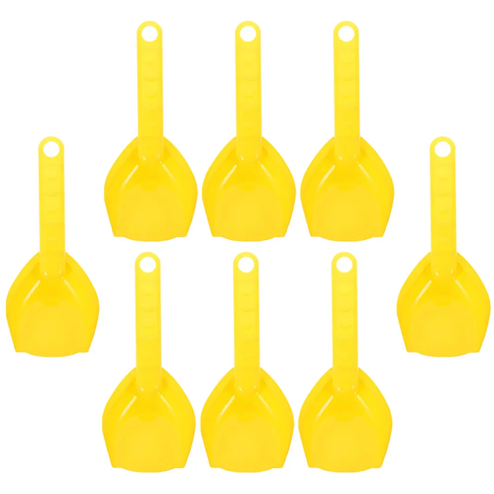 8Pcs Beach Sand Shovels Plastic Multifunctional Bright Colors Lightweight for Sand Digging Outdoor Garden Pool