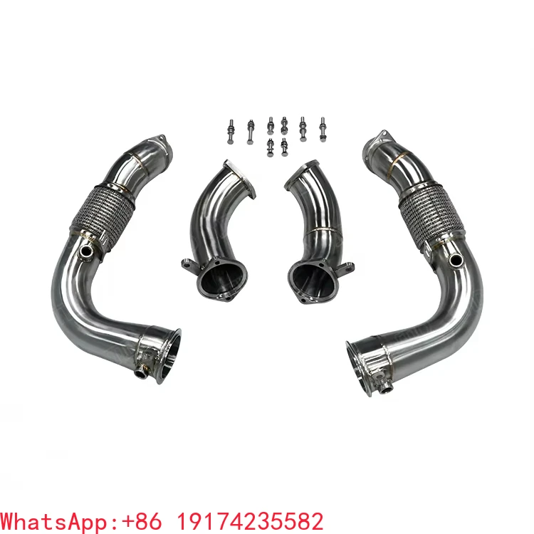 

Downpipe Stainless Steel Exh-aust Downpipe for Bmw X5m Competition F95 S63 4.4T NEWEST G Chassis European Cars