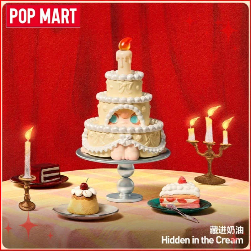 بوب مارت 1001 أقمار أين الفيل الشريحة سلسلة صندوق أعمى أنيمي الشكل حلية جمع هدايا عيد الميلاد