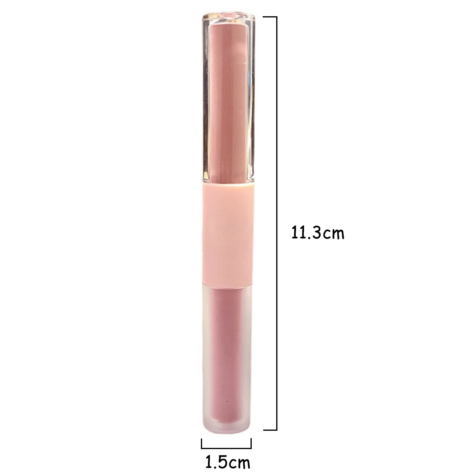 Lightweight Matte Liquid Lipstick Natural Pigmented Color Lip Gloss with Double Heads Natural Ingredients Lip Gloss