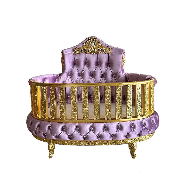 

Manufacturers Produce European Children's Solid Wood Beds, Baby Bassinet Beds, Newborn Princess Beds, and All Kinds of Cribs