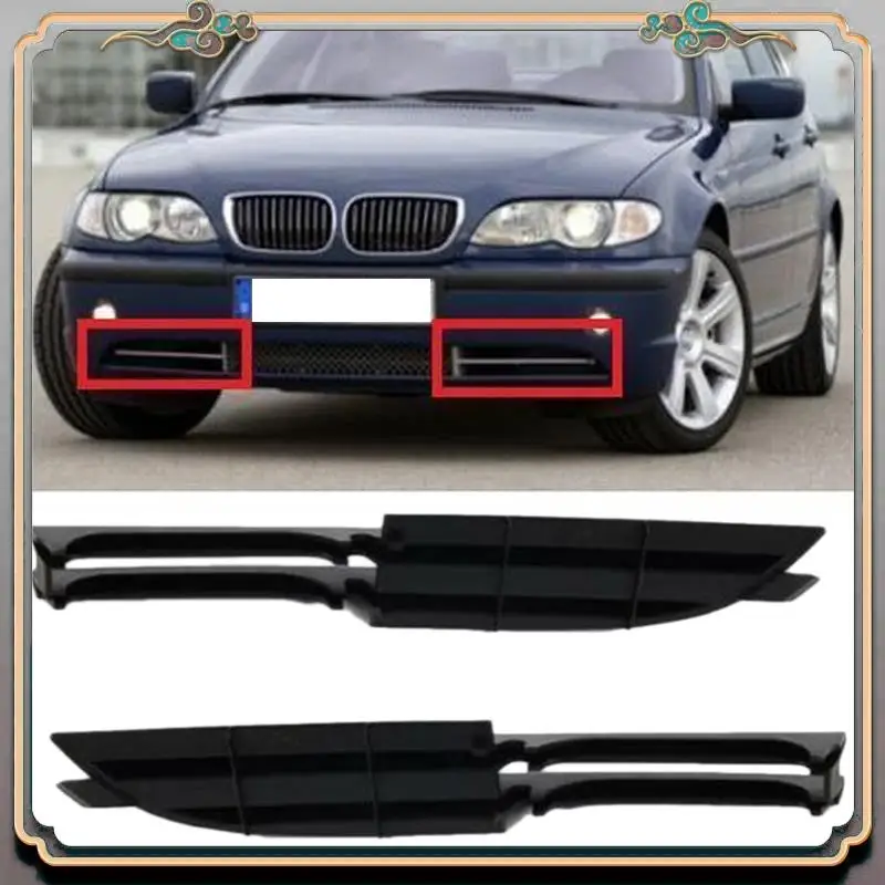 Reliable-2Pcs Car LH & RH Bumper Grille For BMW E46 330I 320I 325I 325Xi 2002-2005 51117032614 51117032613