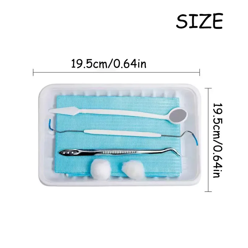 

Стоматологическая одноразовая упаковка для полости рта, пластиковый лоток, зонд, зеркало для рта, медицинский инструмент для ухода за полостью рта, стоматологические расходные материалы, стерильные, 6 шт.