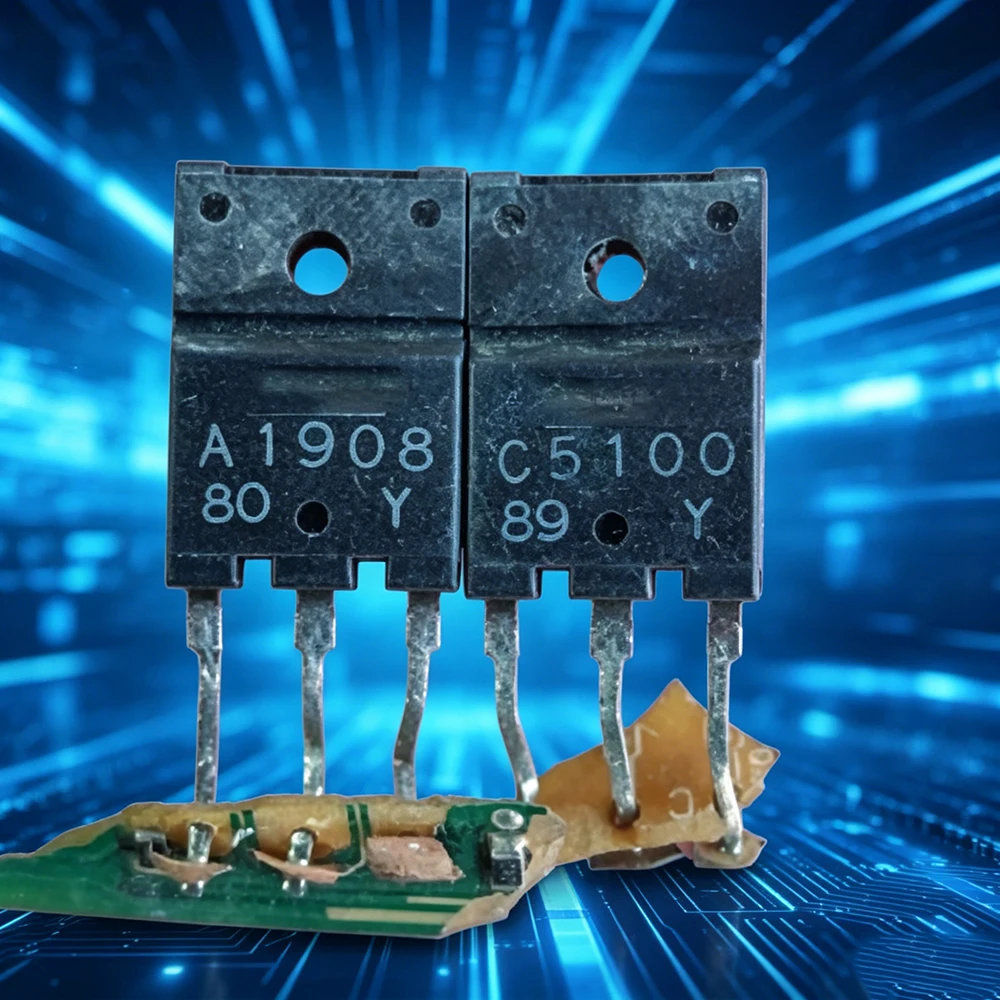 TO-3P A1908 C5100 2SA1908 2SC5100 Original disassembly 2pcs=1pair