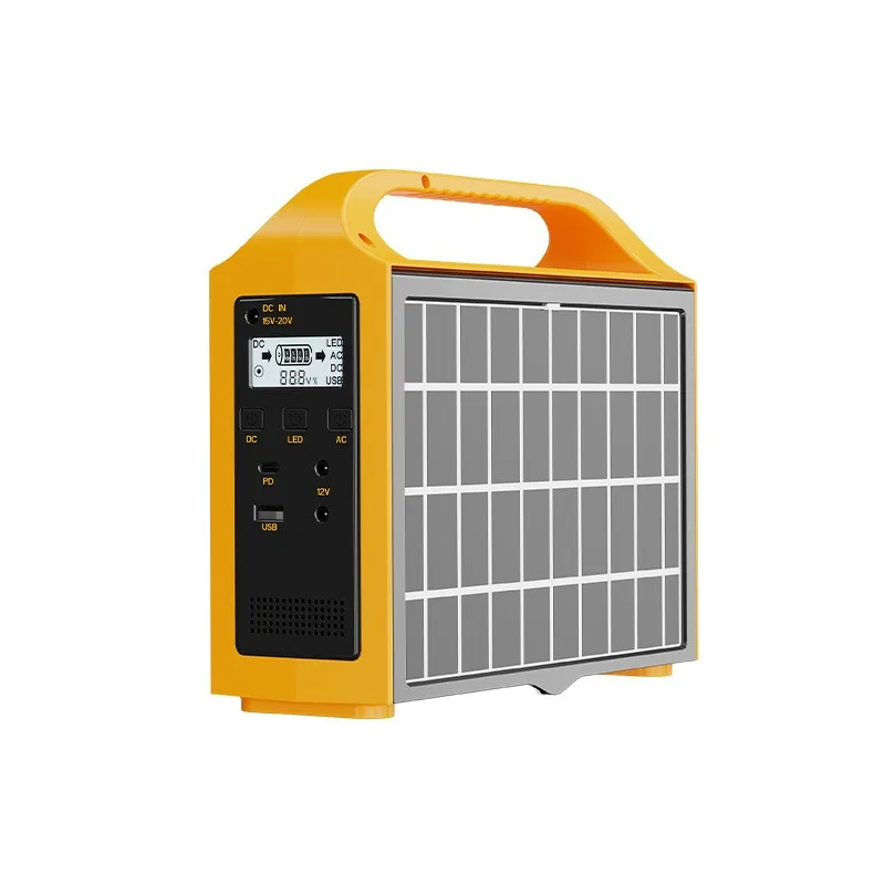 Przenośna stacja zasilania 100W 110/220V 76.8Wh Generator solarny UPS Mobilna stacja zasilania Power Bank z panelem solarnym na kemping