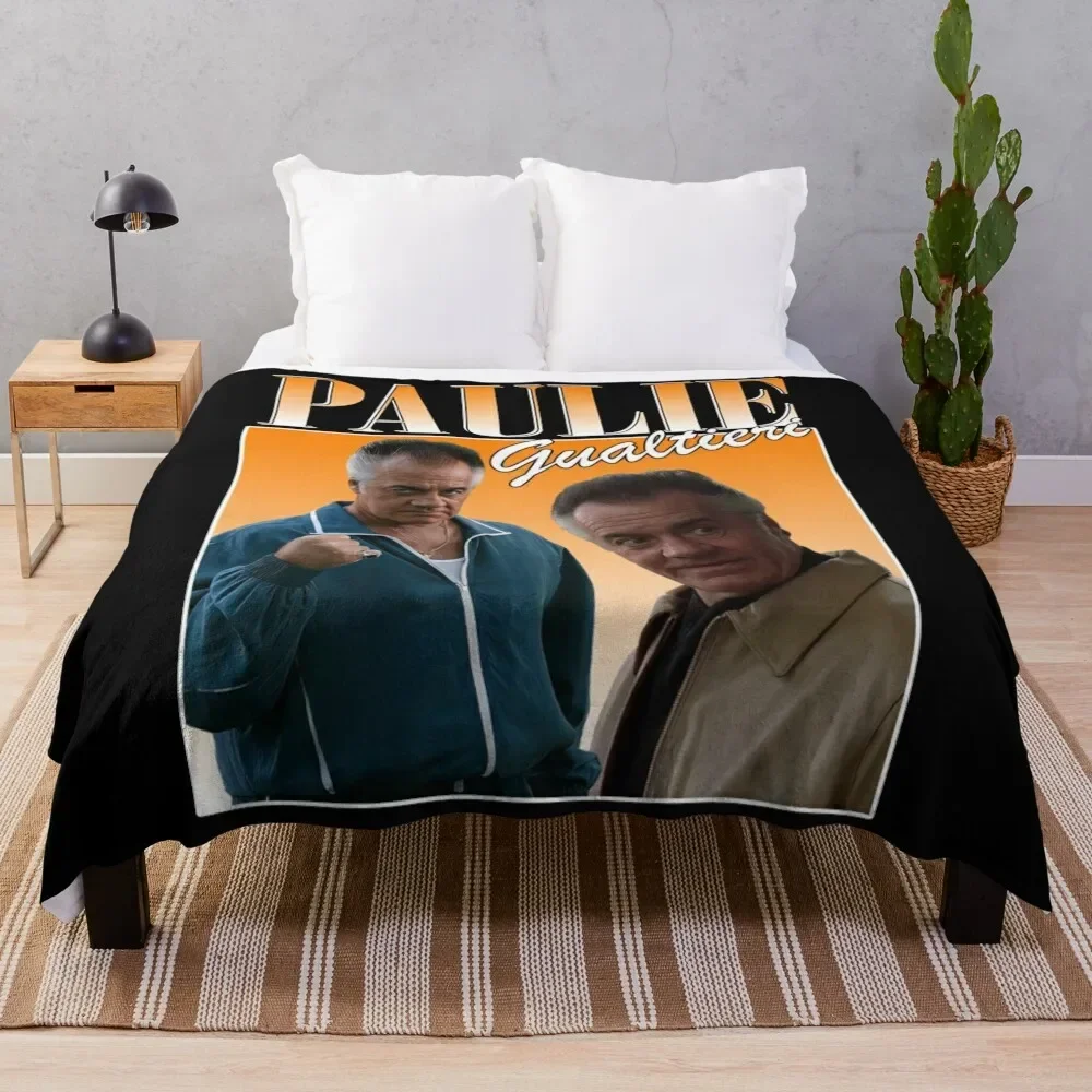 Paulie Gualtieri Walnuts Gualtieri Retro Sopranos Active Throw Blanket Soft Big Designers Loose Plush Blankets