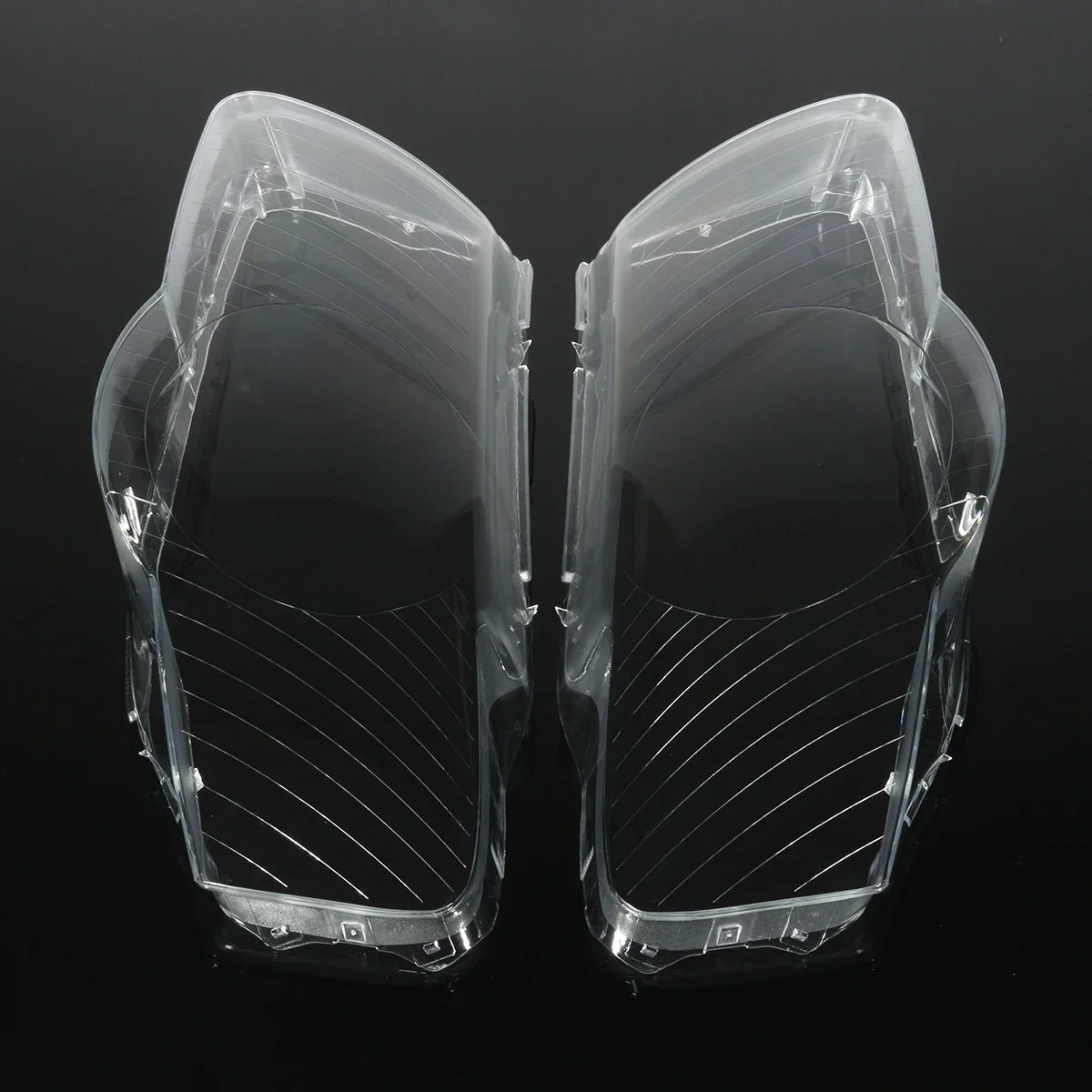 Pair Car Front Headlamps Transparent Lampshades Lamp Shell Headlights Shell Cover For VW Passat B6 R36 2006 2007 2008 2009-2011