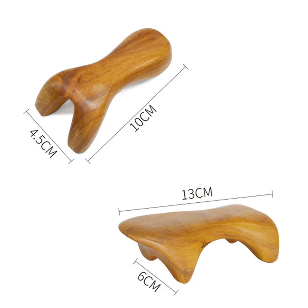 1pc Fragrant Wood Massager Presotherapy Tools Body Foot Reflexology Shiatsu Thai Massage Scraping Board