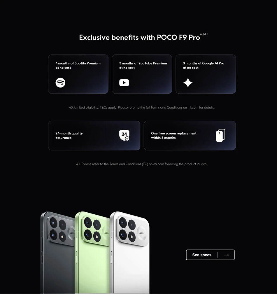 Poco F9 Pro Global Version Smartphone Snapdragon 8 Elite Gen 5 200Mp 6.59" 185Hz Display 6330Mah Battery