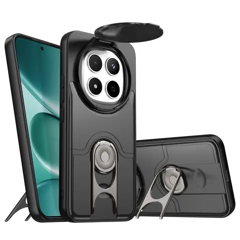 Protective Accessories Case for Xiaomi Redmi Note 15 Pro 5G Note 14 Pro Plus 4G Note15 Note14 Adjustable Stand Holder Cover