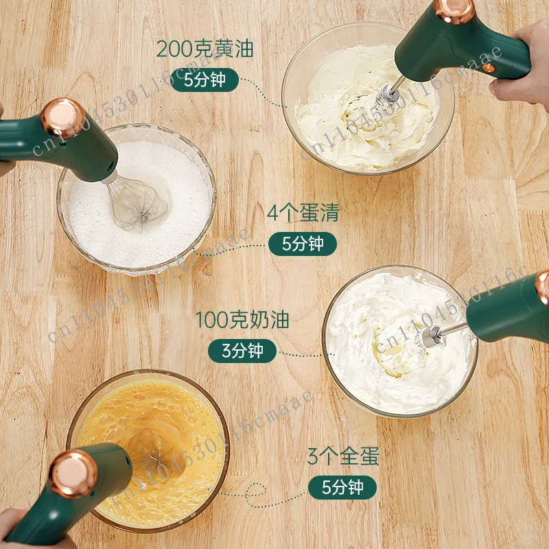 Automatic Egg Beater Electric Household Egg Beater Mixing Multifunctional Cream Beater Stainless