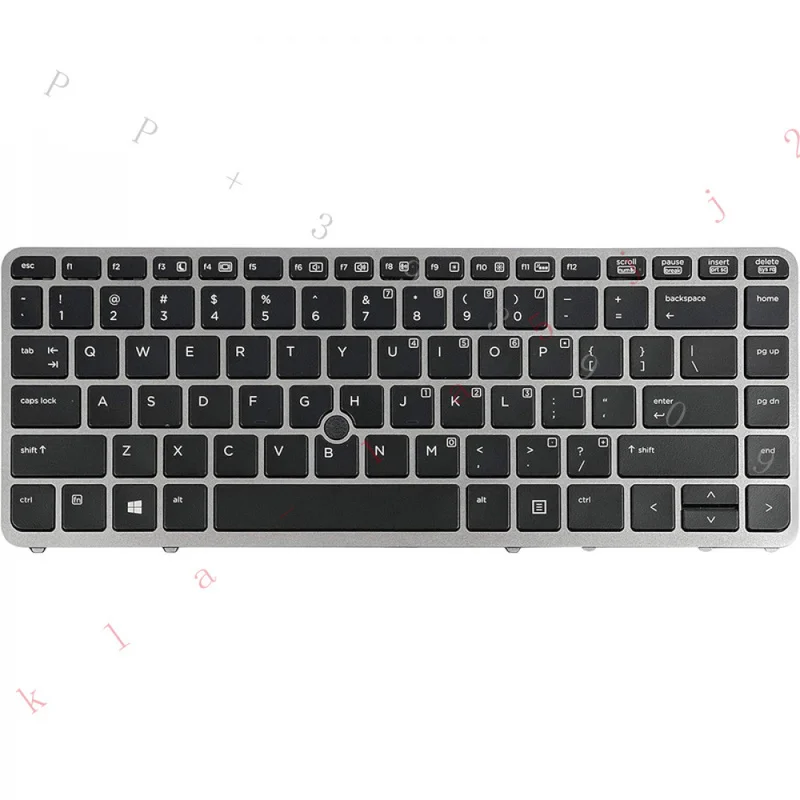 ZSS+Backlit US Layout Pointing Keyboard 776475‑001 Replacement For HP EliteBook 840 G2 Laptop US‑English Key Board