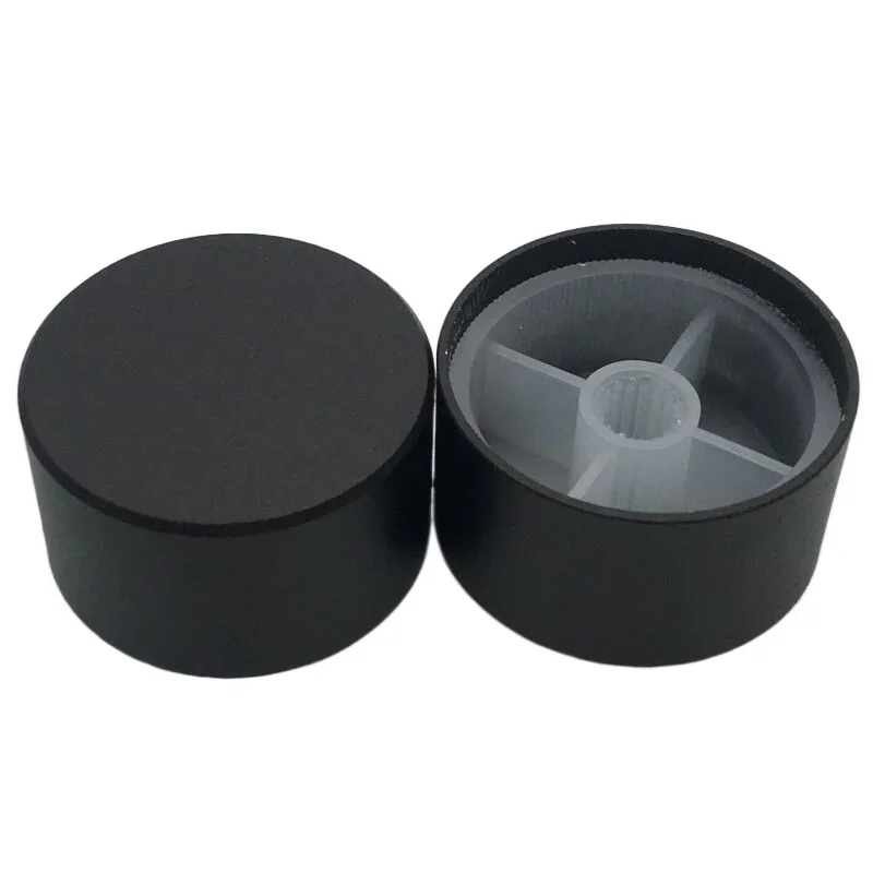 1pcs Aluminum Alloy Potentiometer Control Volume Audio Switch Knob Cap for 6mm D-axis / Flower 30x17mm(D*H)