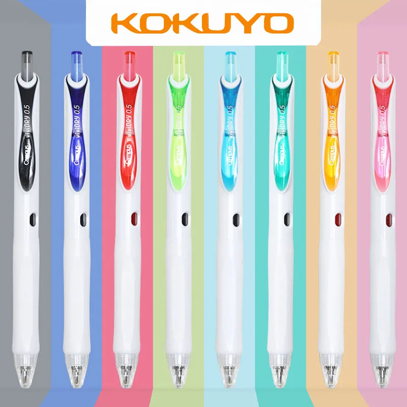 

1 Pcs KOKUYO Gel Pen WSG-PR302 One Meter New Pure Series 0.5mm Large Capacity Quick Dry Hand Account Pen Kawaii School Supplies