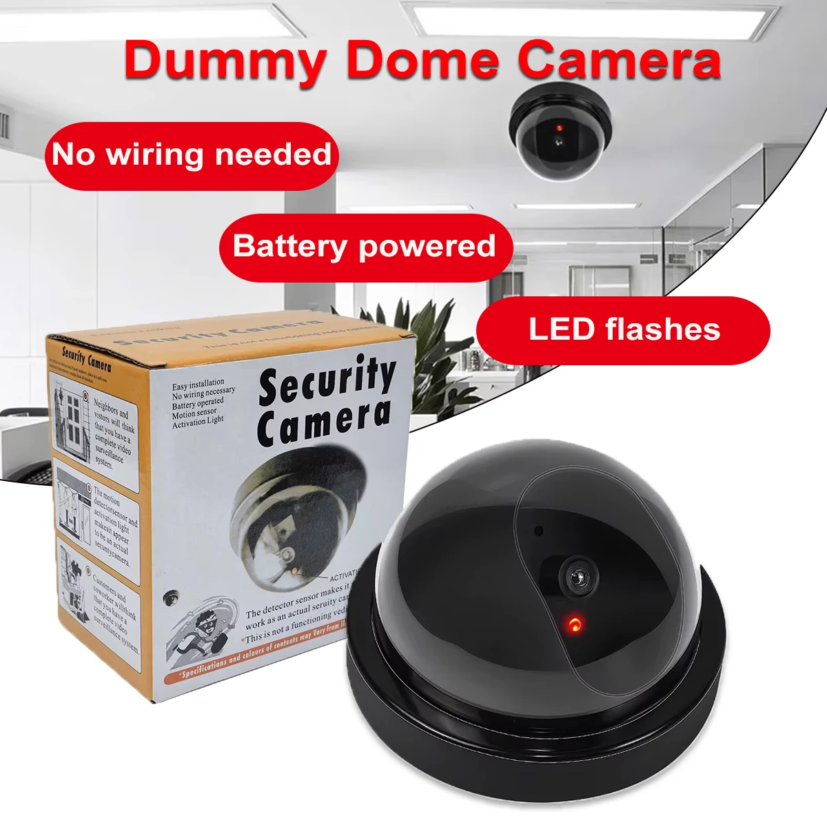 Simulation Fake Monitor Fake Camera Outdoor Household Fake Camera Head Probe Model Realistic Model Simulation Monitoring