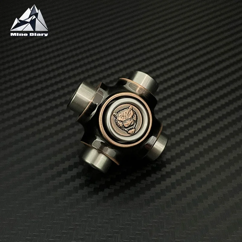 X-BONE Tiger Multiple Bearing EDC Fidget Spinner Metal Hand Spinner Fidget Toys ADHD Tool Office   Desktop Stress Relief Toys