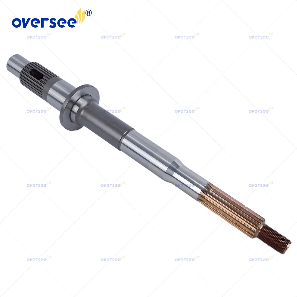 Oversee 69K-45611-00 Propeller Shaft for Yamaha 200 225 250 HP 2-Stroke Outboard Engine Prop Shaft Counter Rotation 1990+