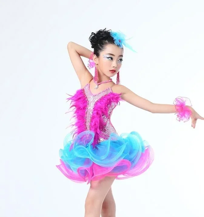 Meisjes Latin Dans Performance Kleding