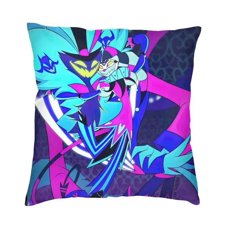 Fizzaroli Helluva Boss Animated Horror Musical Throw Pillow Cover Decoration Cushion Cover 45x45 Pillowcover for Living Room