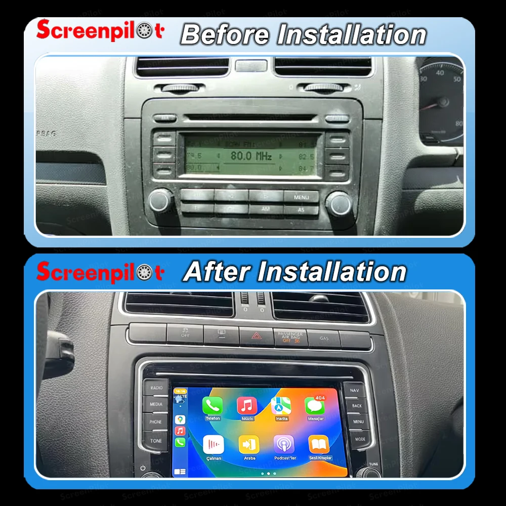 Car Radio Android 16For VW Volkswagen Skoda Octavia Golf 5 6 Touran Passat B6 Polo Jetta 2Din Carplay 5G Wifi GPS Navigation 8