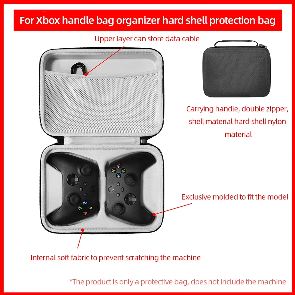 

Game Handle Protective Bag Dustproof Game Controller Protective Cover Bag Scratchproof Lightweight for PS5/PS4/Switch Pro/Xbox