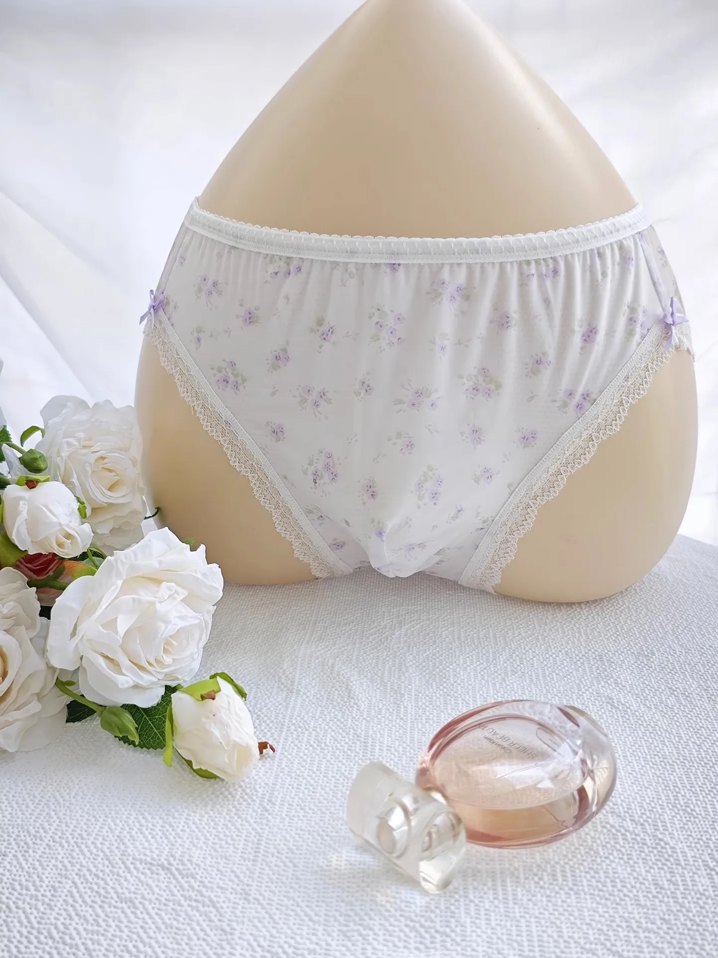 Man's Sexy Briefs Cross Lace Panties Silky Touch Live Show Dance Priate Party LGBQ BF Gifts FKK Thai Harajuku lingerie