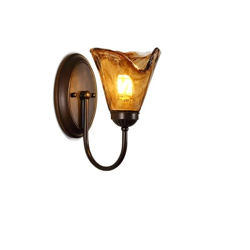 

Medieval style retro bedside aisle entrance restaurant light American bedroom atmosphere