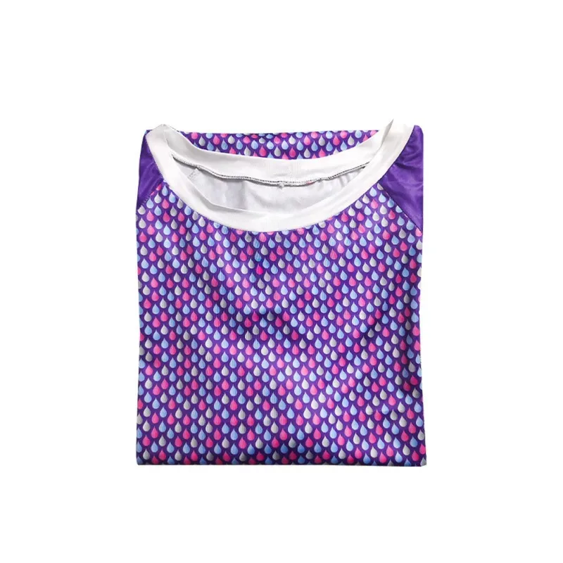 2025 yiyi فيلم عنصري واد تأثيري ازياء الكبار موضة الطباعة تي شيرتات قصيرة الاكمام طفل دور اللعب موحدة هالوين كرن #6