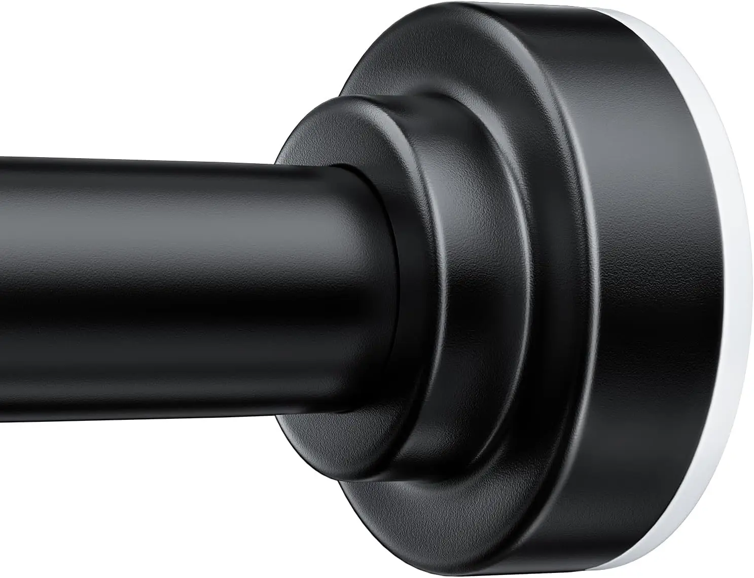 

Adjustable Shower Curtain Rod 32-80 inch Tension Rod for Bathroom, No Drilling, Anti-Slip, Black