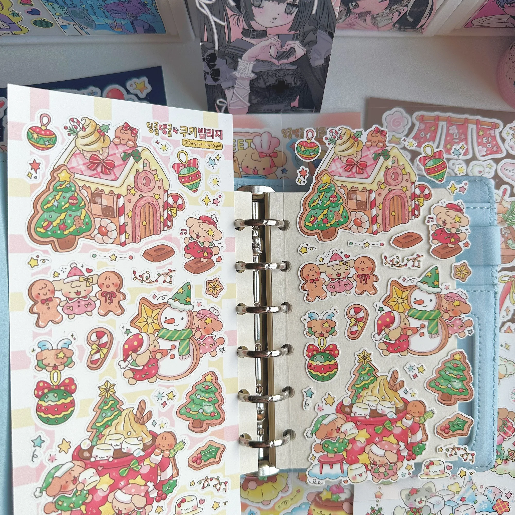 1/6PCS Korean Cute Cartoon Gra - Meal Prep Notebook review and price