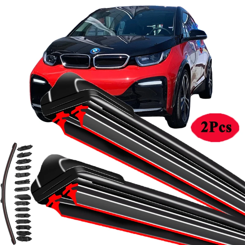 

For BMW I3 I01 I3S 2013-2024 Car Windshield Wiper Blade Front Windscreen Brushes Washer Accessories Cleaning Replacement Parts