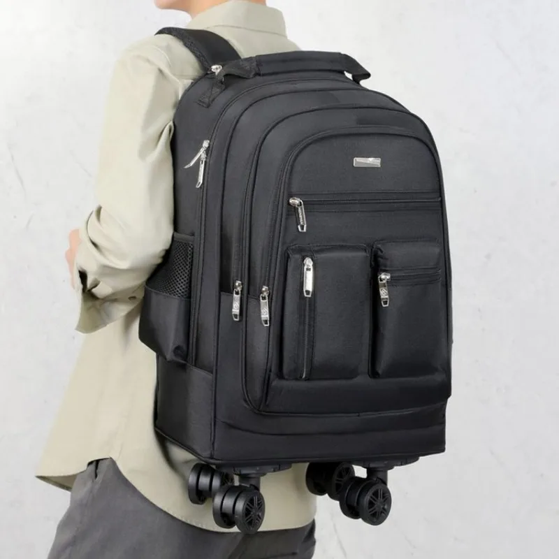 

Minimalist Unique Leisure Business Tote With Crossbody Strap And Textured Retro Design Includes Diaper Bag Function
