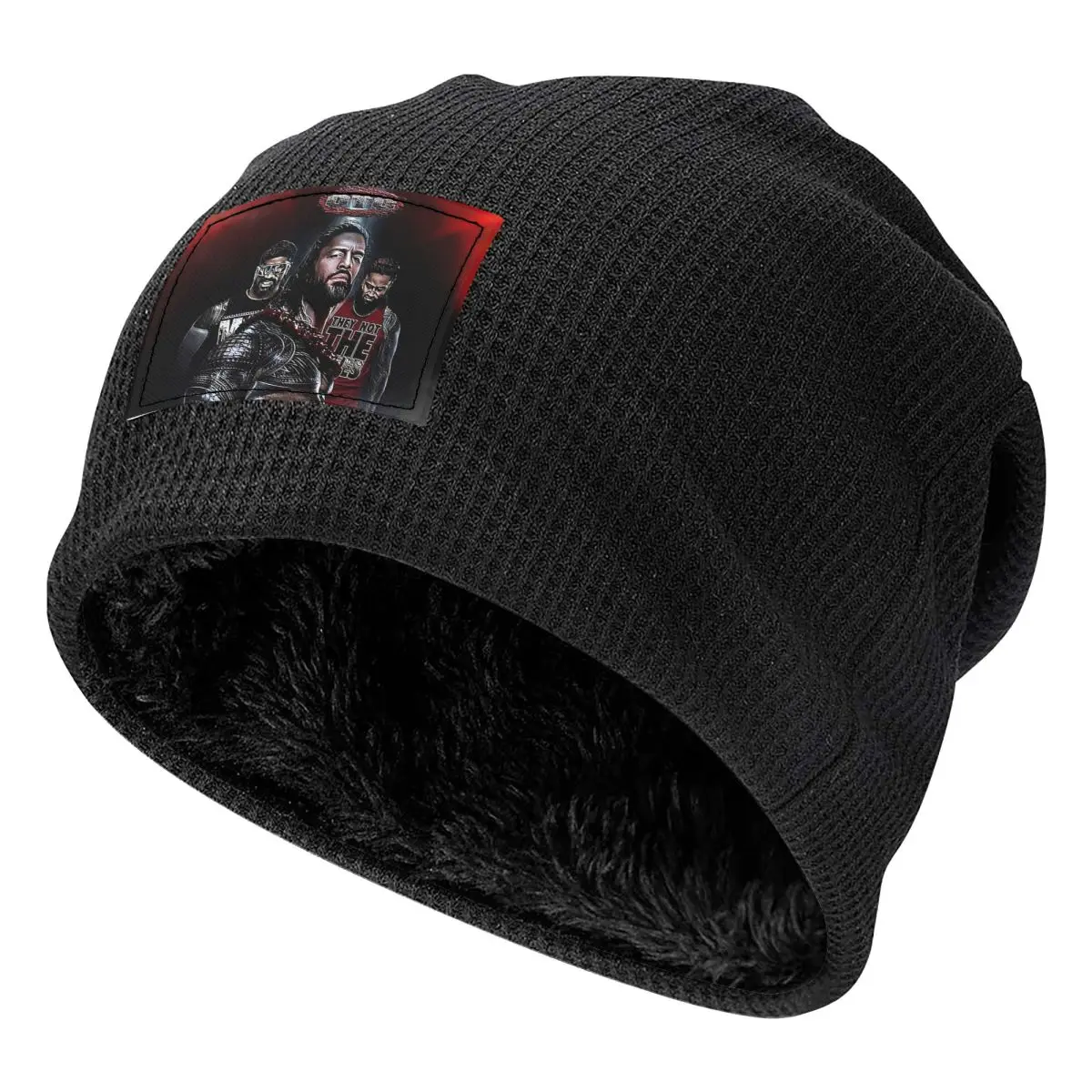 Wrestler Roman Reigns Wrestling Men Women Adult Beanies Caps Fleece-Lined Bonnet Hat Warm Hip Hop Autumn Winter Skullies Hats