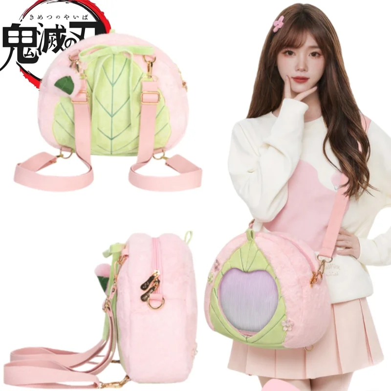 

Сумка-итабэг «Истребитель демонов» с изображением Канроуджи Митсури, аниме-товар, подарок на праздник, с булавкой, полупрозрачная